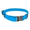 MiMu Medium Silicone Dog Collar - Blue 20in Stylish Dog Collar with Clasp Buckle